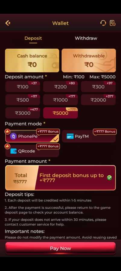 RK777 Game App mobile features and account guide